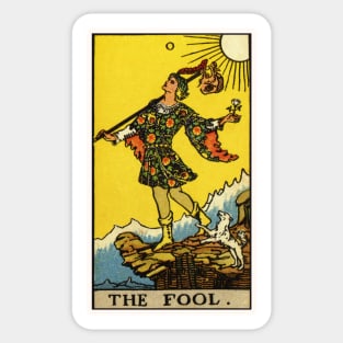The Fool Tarot Card Sticker